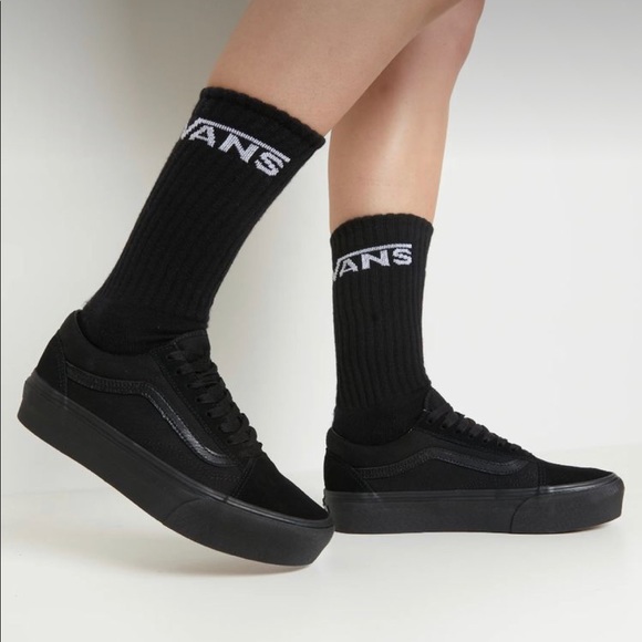 Black platform Vans - Picture 6 of 6